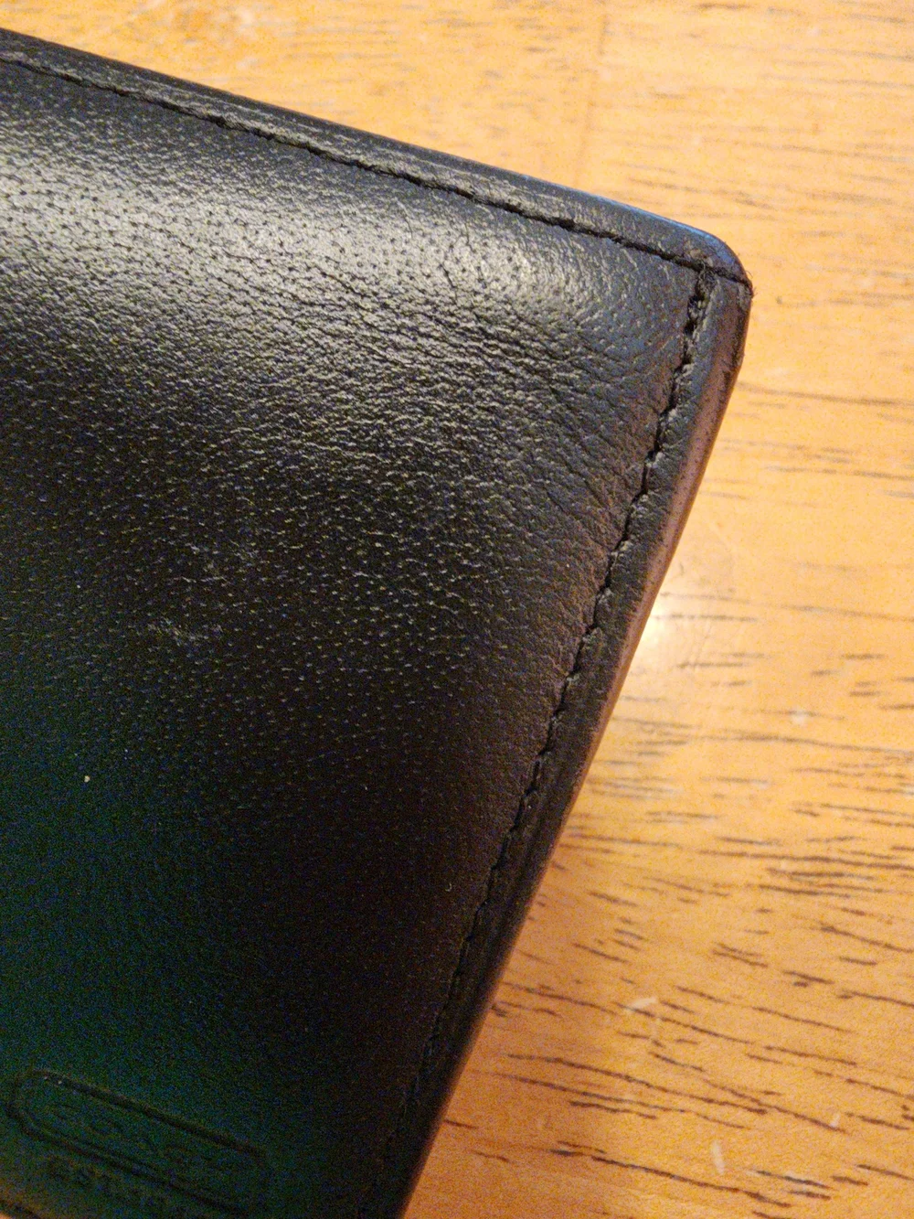 Coach Black Leather Men's Bi-Fold Leather Wallet